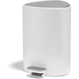 image:imageJoseph Joseph EasyStore 5L Steel Pedal Trash Can with Liner Storage Pocket SoftClose Lid BathroomBedroom BinGloss White