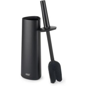 image:imageJoseph Joseph Flex 360 Advanced Smart Toilet Brush and Storage Holder Set with Antidrip AntiClog TripleAction Replaceable Brush Head  WhiteMatt Black