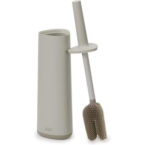 image:imageJoseph Joseph Flex 360 Advanced Smart Toilet Brush and Storage Holder Set with Antidrip AntiClog TripleAction Replaceable Brush Head  WhiteMatt Ecru
