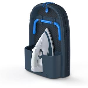 image:imageJoseph Joseph Pocket Max Plus Portable Folding Tabletop Ironing Board 43 Surface Integrated Iron Storage HookBlackBlue
