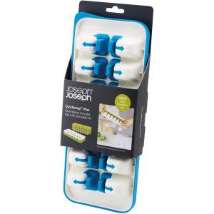image:imageJoseph Joseph QuickSnap Ice Cube Tray with Cover Lid EasyRelease NoSpill Stackable OdorFree Dishwasher Safe Blue 13 x 5Blue