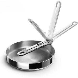 image:imageJoseph Joseph Space Steel 35qt Stainless Steel Saute Pan with Lid amp Folding Handle Induction amp Oven Safe8