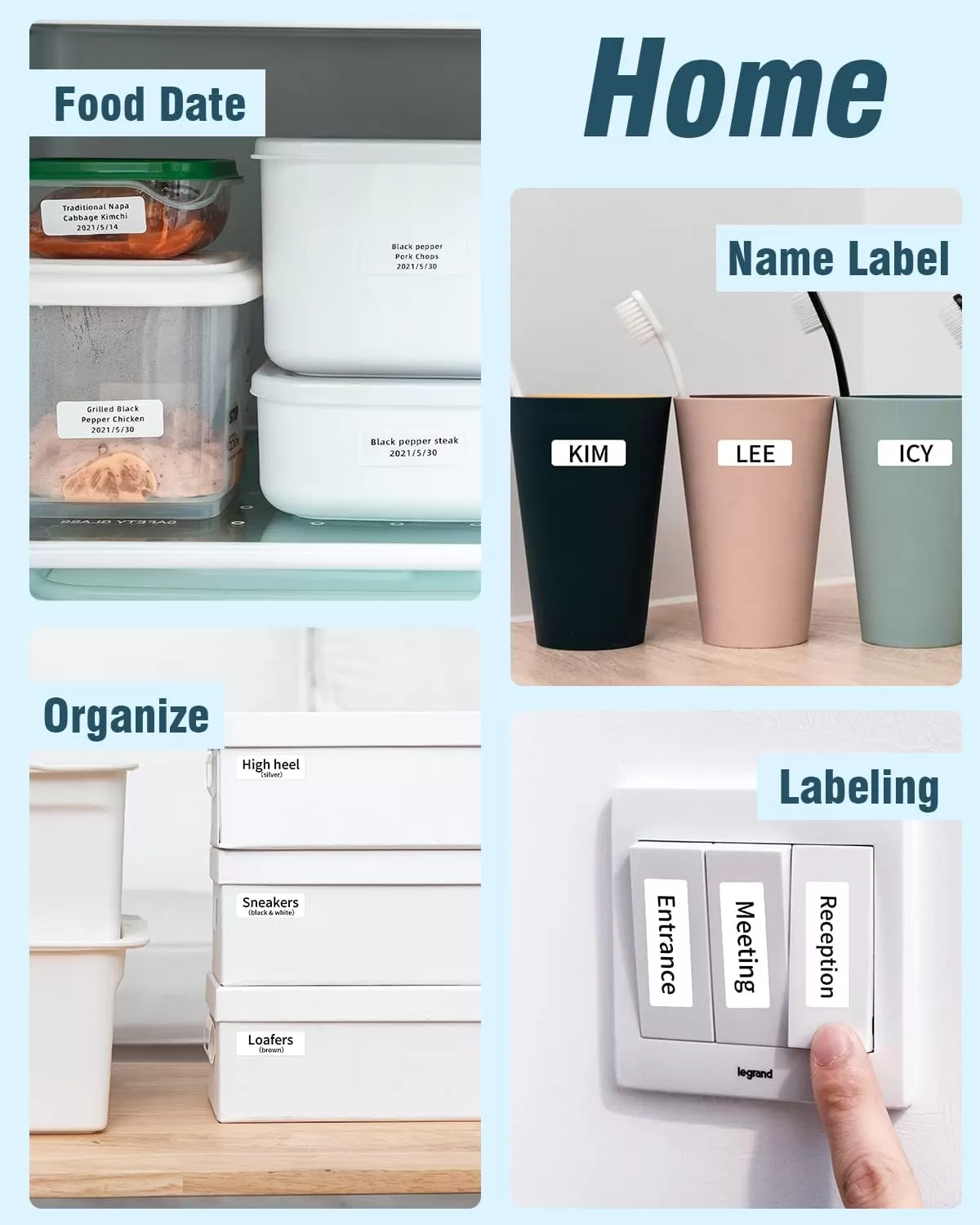 imageD30 Label Maker Tape Continuous  3 Rolls White Continuous D30 Label Paper Roll  Memoking D30 Labels Refills Compatible with Phomemo Zodzi D30 Label Maker Tape Continuous  15MM x 6M  059inx1968ft
