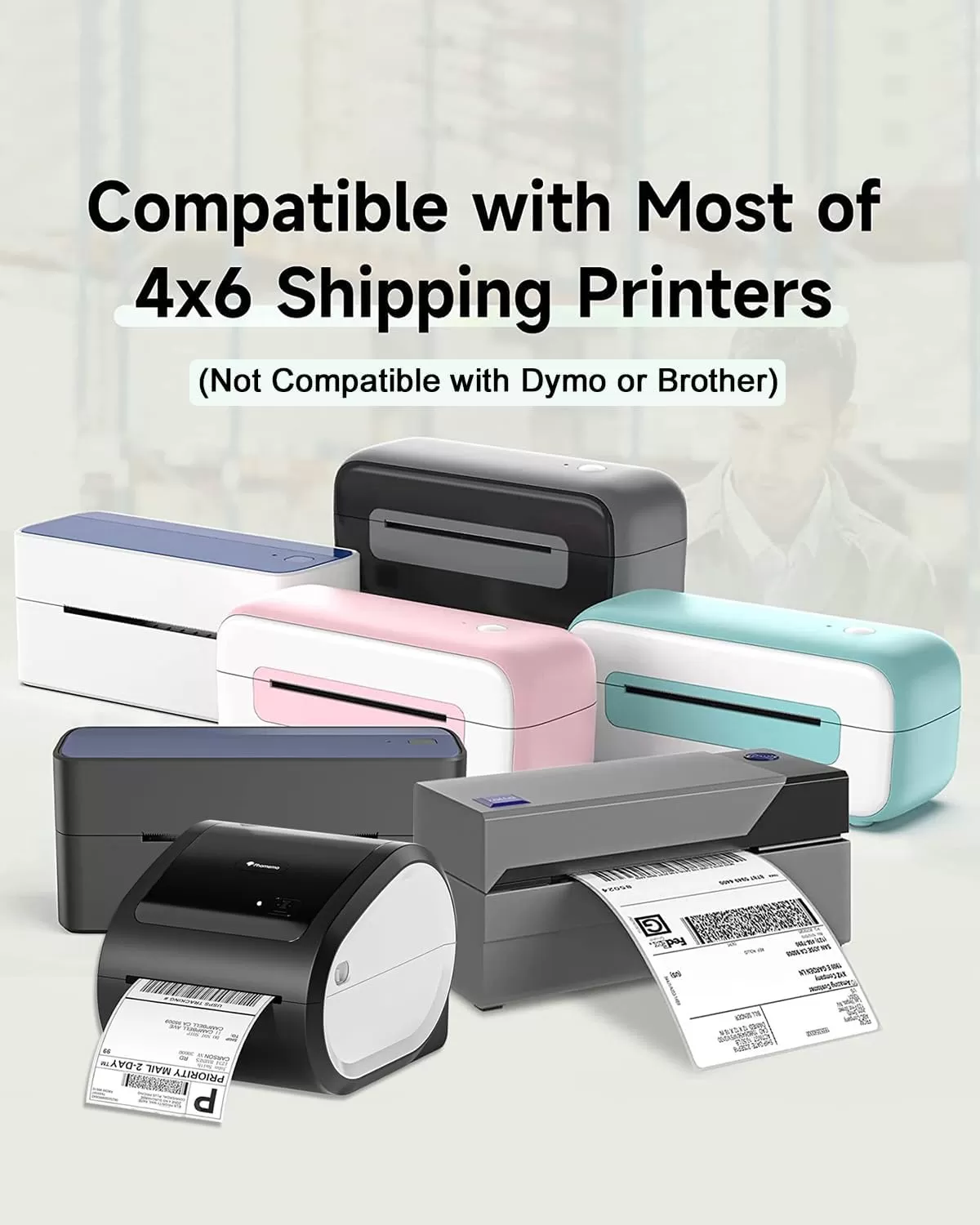 imageMemoking 3x2 Thermal Sticker Label SelfAdhesive Personalized Shape Labels Direct Thermal Printer Label for Logo Design NamePrice Tag Thanks Card Address QR Code 500 LabelsRoll Yellow