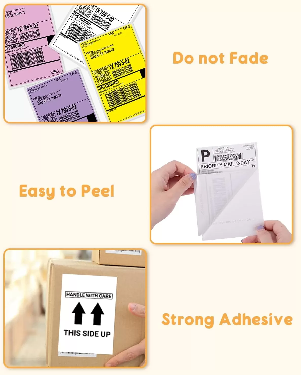 imageMemoking 4x6 Thermal Direct Shipping Label  4x 6 FanFold Labels for Shipping Labels Barcodes Address Mail Product Logo LabelsSmall Business Labeling Green 500pcsBlue