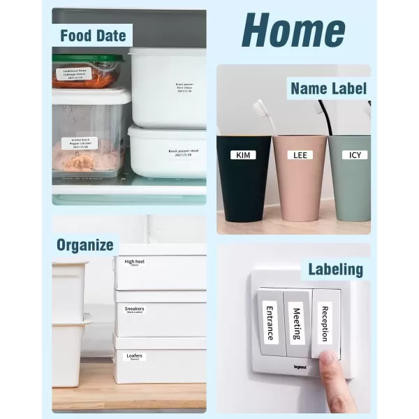 imageD30 Label Maker Tape Continuous  3 Rolls White Continuous D30 Label Paper Roll  Memoking D30 Labels Refills Compatible with Phomemo Zodzi D30 Label Maker Tape Continuous  15MM x 6M  059inx1968ft