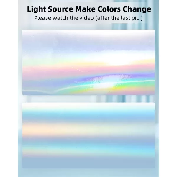 imageMemoking Thermal Labels 4quot  2quot Holographic Silver SelfAdhesive Sticker Label Square Direct Thermal Label for Thanks Card Logo Name Price Address QR Code 500 LabelsSilver