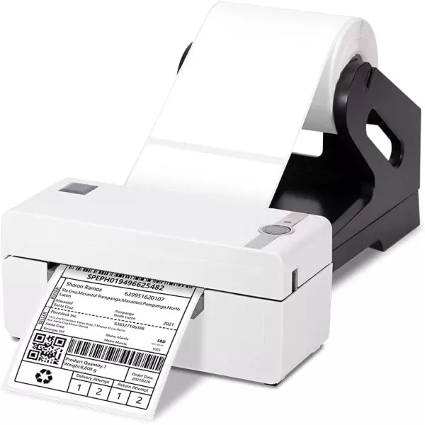 imageMemoking Thermal Shipping Label Printer with Label Holder  High Speed Desktop Label Printer for Shipping Packages for Windows ampamp MacOS  HD 4x6 Shipping Label Printer for Small Business PackageLogo
