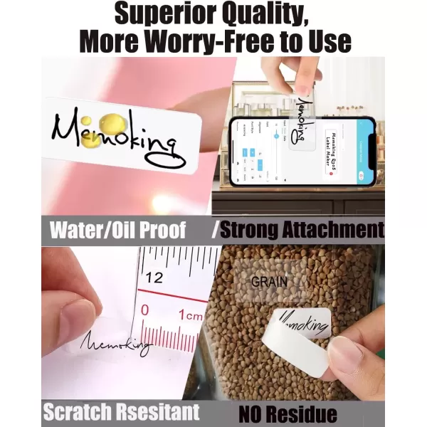 imageD30 Color Thermal Labels  SelfAdhesive D30 Label Maker Tape 12mm x 40mm 047in x 157in Compatible with MemokingPhomemo D30 Label Maker Perfect for Kitchen Office Home SchoolMermaid