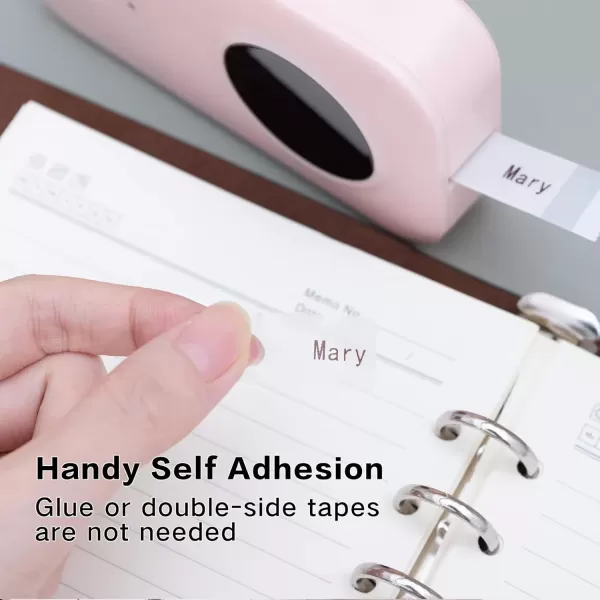 imageLabel Maker Tape  D30 Transparent Clear Label Waterproof Thermal Printer Label 14x30mm055x118inch for Name Price Classification Compatible with MemokingPhomemo D30 Label Maker 3 Rolls14mm x 30mm
