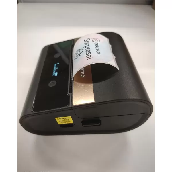 imageM260 Label Maker  3 Inch Sticker Maker Machine Print Width 078314 inch Bluetooth Large Thermal Printer for Small Business Address Barcode Compatible with Phones ampamp PC with 1 Roll Label Tape