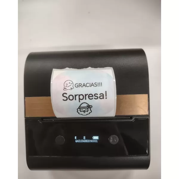 imageM260 Label Maker  3 Inch Sticker Maker Machine Print Width 078314 inch Bluetooth Large Thermal Printer for Small Business Address Barcode Compatible with Phones ampamp PC with 1 Roll Label Tape
