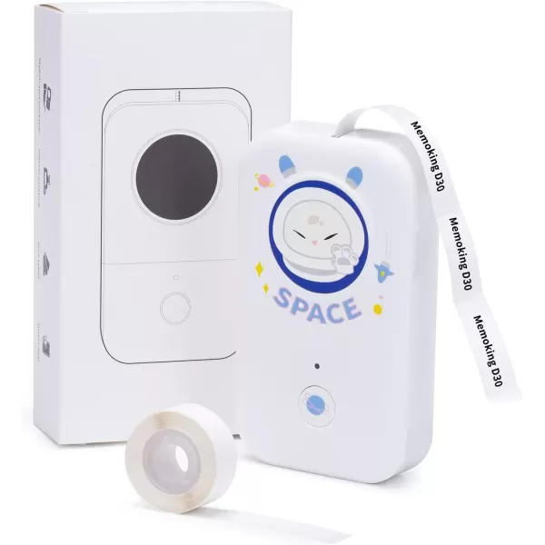 imageMemoking D30 Cute Label Maker  Upgraded D30 Thermal Label Printer Bluetooth Thermal Label Maker Thermal Label Maker Machine Compact Bluetooth Label Sticker Printer