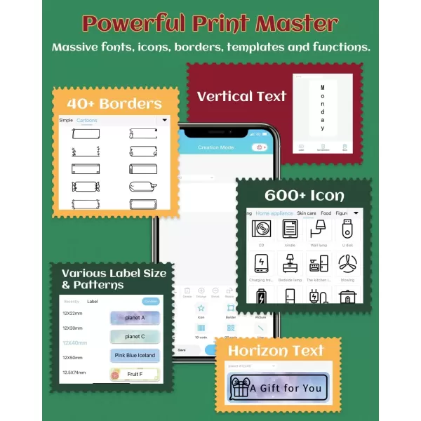 imageMemoking D30 Cute Label Maker  Upgraded D30 Thermal Label Printer Bluetooth Thermal Label Maker Thermal Label Maker Machine Compact Bluetooth Label Sticker Printer