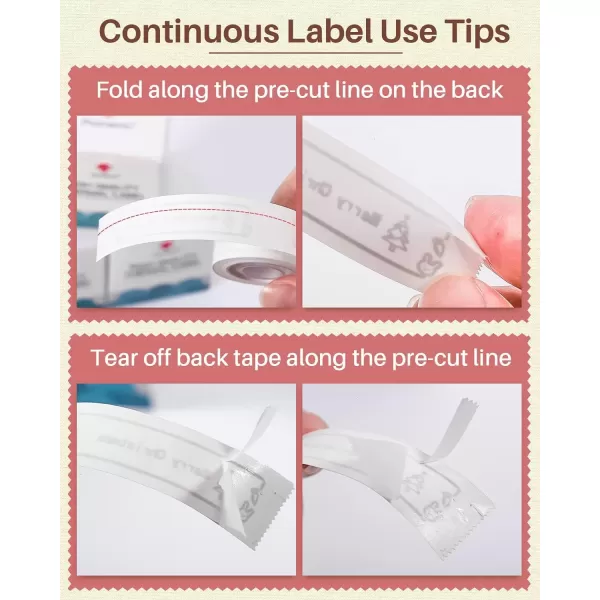 imageMemoking D30 Label Maker Sticker Machine  Portable Thermal Printer Mini Sticker Maker Machine Compatible with iOS ampamp Android for Kitchen Home Office Organization
