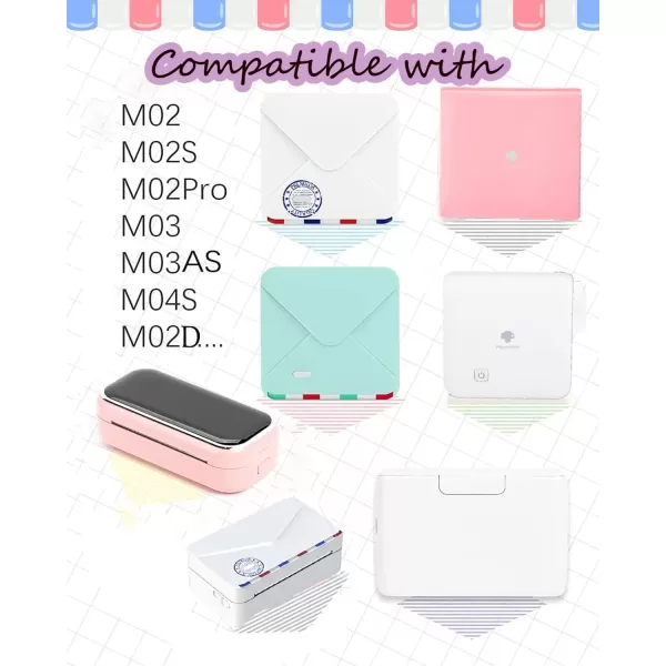 imageMemoking M02 White Glitter Thermal Label Printer Paper  Compatible with M02M02SM02PROM03 Printer 53mm x 35m  208 in x 1148 ft 3 Rolls