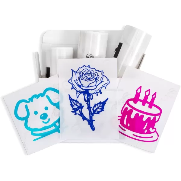 imageMemoking T02  M02X  M02L Color Sticker Paper  Colorful Transparent Sticky T02 Mini Printer Sticker Paper Refill 50 mm x 35 m Keep for 20 yrs for Journal Photo Study Notes 3 Rolls