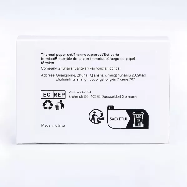 imageMemoking T02  M02X  M02L Sticker Paper  Purple Sticky T02 Mini Printer Sticker Paper Refill 50 mm x 35 m Keep for 20 yrs for Journal Photo Study Notes 3 Rolls
