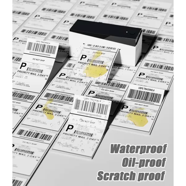 imagePink Shipping Labels Thermal Labels 4x6500 PCS Compatible with All Thermal Shipping Label Printer Permanent Adhesive Pink Mailing Labels for Shipping Packages 1 RollWhite