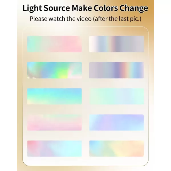 imageD30 Labels  D30 Thermal SelfAdhesive Label 38quot 1 12quot 12mm40mm 100 LabelsRoll Compatible with Phomemo D30 Label Maker Holographic SilverSilver
