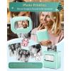 imageMemoking Print Pods Mini Printer  Inkless Sticker Printer Machine M02E Print Pod Portable Mini Printer for iphone Bluetooth Pocket Printer Thermal Photo Printer Sticky Note Printer for Note DiyGift