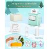 imageMemoking Print Pods Mini Printer  Inkless Sticker Printer Machine M02E Print Pod Portable Mini Printer for iphone Bluetooth Pocket Printer Thermal Photo Printer Sticky Note Printer for Note DiyGift