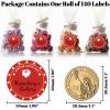 image196quotx196quot Memoking Circle Sticker Paper for M110S M220 M200 M120 M110 Label Printer Label  Christmas ThemeSanta Claus Pattern  Round Label Compatible with Phomemo M110 Labels Printer  140 Labels
