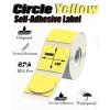 imageKhaki Round Sticker Label for M220 M221 M120 M110 Thermal Printer Labels  196 50MM  Khaki Paper Circle M200 Labels Paper Compatible with Phomemo M110 M150 M250 M260 Labels Printer  140 LabelsYellow