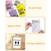 imageMemoking 4x6 Thermal Direct Shipping Label  4x 6 FanFold Labels for Shipping Labels Barcodes Address Mail Product Logo LabelsSmall Business Labeling White 100pcsWhite