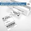 imageMemoking 4x6 Thermal Direct Shipping Label  4x 6 FanFold Labels for Shipping Labels Barcodes Address Mail Product Logo LabelsSmall Business Labeling White 100pcsWhite