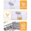 imageMemoking 4x6 Thermal Direct Shipping Label  4x 6 FanFold Labels for Shipping Labels Barcodes Address Mail Product Logo LabelsSmall Business Labeling White 100pcsWhite