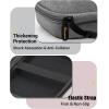 imageMemoking Case for M220 Label Maker  Case for Thermal Label Printer Case T02 M200 M220 M221 Printer  Storage Holder Labels Tape Paper Roll ampamp USB Cable Black Box OnlyGrey