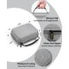 imageMemoking Case for M220 Label Maker  Case for Thermal Label Printer Case T02 M200 M220 M221 Printer  Storage Holder Labels Tape Paper Roll ampamp USB Cable Black Box OnlyGrey
