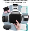 imageMemoking Case for M220 Label Maker  Case for Thermal Label Printer Case T02 M200 M220 M221 Printer  Storage Holder Labels Tape Paper Roll ampamp USB Cable Black Box OnlyBlack