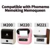 imageMemoking M220M200M221 Compatible 3 Roll White Labels 300 PCS 70X80MM Thermal Printer Labels Square 276x315276 inch x 315 inch