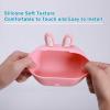 imageMemoking T02 Protective CaseBunny Ears Shape Soft Silicone BPAFree Cute Design Printer Cover Compatible with T02 Mini Bluetooth Wireless Portable Mobile Pocket Printer GreenPink