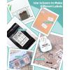 imageMemoking T02 Small Thermal Printer for Phone Portable Wireless Note Printer with 3 Rolls Paper for Childrens Day Birthday and Printer Case