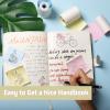 imageMemoking T02M02XM02L PinkYellowBlue Thermal Paper5Year NonSticky 53mmx65m for Journal Photo Texts Study Notes and More 3 Rolls