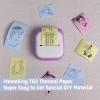 imageMemoking T02M02XM02L PinkYellowBlue Thermal Paper5Year NonSticky 53mmx65m for Journal Photo Texts Study Notes and More 3 Rolls