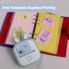 imageMemoking T02M02XM02L PinkYellowBlue Thermal Paper5Year NonSticky 53mmx65m for Journal Photo Texts Study Notes and More 3 Rolls