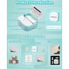 imageMini Printer  Sticker Printer T02 Thermarote Mini Printer Print Pod Inkless Printer Thermal Sticker Printer Sticker Maker Machine for Children Students Compatible with Phone ampamp Tablet WhiteGreen