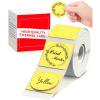 imageKhaki Round Sticker Label for M220 M221 M120 M110 Thermal Printer Labels  196 50MM  Khaki Paper Circle M200 Labels Paper Compatible with Phomemo M110 M150 M250 M260 Labels Printer  140 LabelsYellow