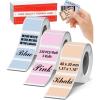imageM110 Labels M110 Thermal Labels for M110 M220 M221 Labels Maker  Pink ampamp Blue ampamp Khaki196 Thermal Labels Compatible with Phomemo M110 M220 M221 M150 M250 M260 Label Printer 140pcs 3Rolls Round157 inch x 118 inch