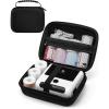 imageMemoking Case for M220 Label Maker  Case for Thermal Label Printer Case T02 M200 M220 M221 Printer  Storage Holder Labels Tape Paper Roll ampamp USB Cable Black Box OnlyBlack