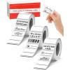 imageMemoking M220M200M221 Compatible 3 Roll White Labels 300 PCS 70X80MM Thermal Printer Labels Square 276x315196 inch x 078 inch