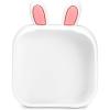 imageMemoking T02 Protective CaseBunny Ears Shape Soft Silicone BPAFree Cute Design Printer Cover Compatible with T02 Mini Bluetooth Wireless Portable Mobile Pocket Printer GreenWhite