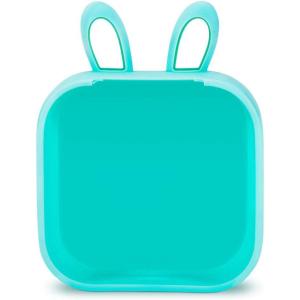 imageMemoking T02 Protective CaseBunny Ears Shape Soft Silicone BPAFree Cute Design Printer Cover Compatible with T02 Mini Bluetooth Wireless Portable Mobile Pocket Printer GreenGreen