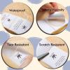 image157quot Memoking Circle Clear Label Paper for M220 M200 M221 M120 M110 Thermal Printer  Black on Transparent Label Compatible with Phomemo M110 Labels Printer  3 Rolls  180 LabelsRoll