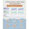 imageColor Q30S Label Tape  Q30 Labels for Q30  Q31  Q32  Q30S  D35 Label Maker Tape  Starry Sky12x40mm047x157 Memoking Q30S Labels Compatible with Phomemo D35 Label Tape  3 Rolls 160PCSRoll