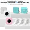 imageD30 Color Label Tape  Q30S Labels Tape for Q30  Q31  Q32  Q30S  D35 Label Maker Tape  YellowPinkBlue14x50mm  Memoking Q30S Labels Compatible with Phomemo D30 Labels  3 Rolls130 LabelsRoll